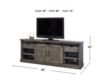 Martin Furniture Avondale Rustic Gray 86-Inch TV Stand small image number 8