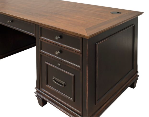 Martin Furniture Hartford Double Pedestal Desk large image number 4