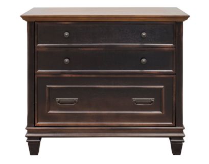 Martin Furniture Hartford Black Lateral File