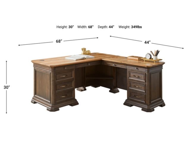 Martin Furniture Sonoma Corner Desk large image number 12