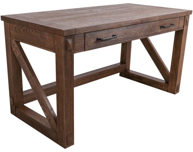 Martin Furniture Avondale Weathered Oak Writing Desk large image number 2