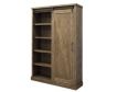 Martin Furniture Avondale Brown Tall Barn Door Bookcase small image number 4