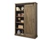 Martin Furniture Avondale Brown Tall Barn Door Bookcase small image number 5