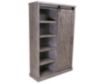 Martin Furniture Avondale Gray Tall Barn Door Bookcase small image number 3