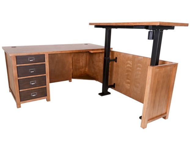 Martin Furniture Heritage Corner Sit/Stand Desk large image number 3