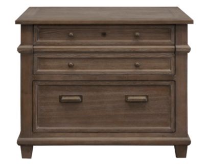 Martin Furniture Carson Weathered Dove Lateral File