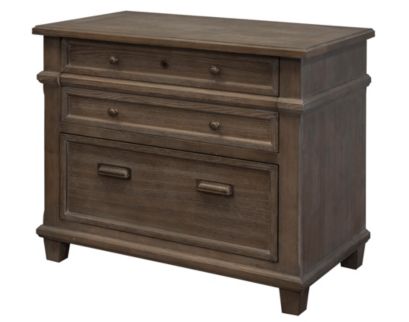 Martin Furniture Carson Weathered Dove Lateral File