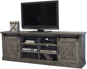 Martin Furniture Avondale Weathered Gray 85-Inch Console