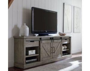 Weathered grey on sale tv console