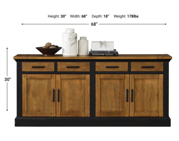 Martin Furniture Toulouse Storage Credenza large image number 7