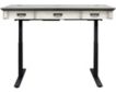 Martin Furniture Hartford White Sit and Stand Desk small image number 1