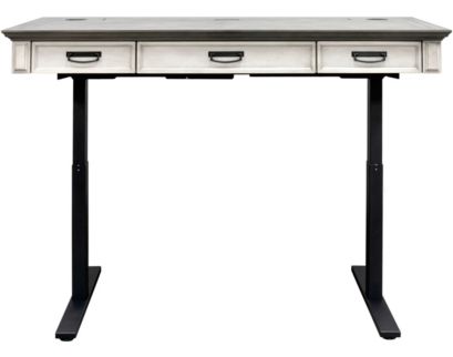 Martin Furniture Hartford White Open Corner Desk