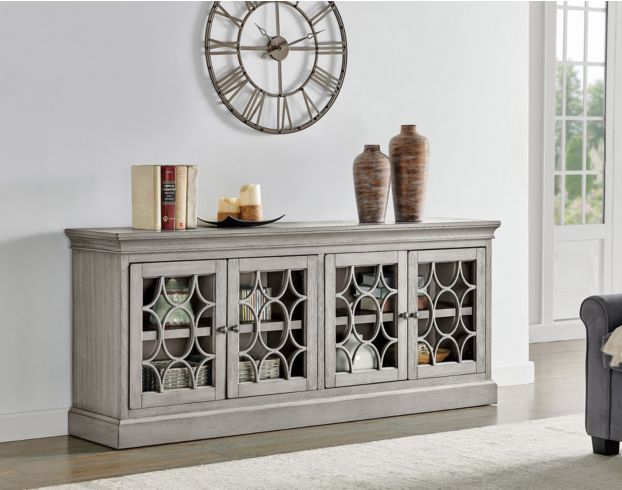 Martin Furniture Felicity Gray 4-Door Media Console large image number 2