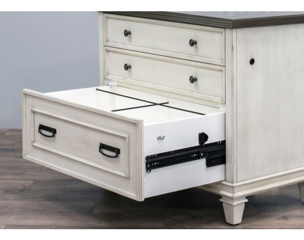 Martin Furniture Hartford White Lateral File large image number 4