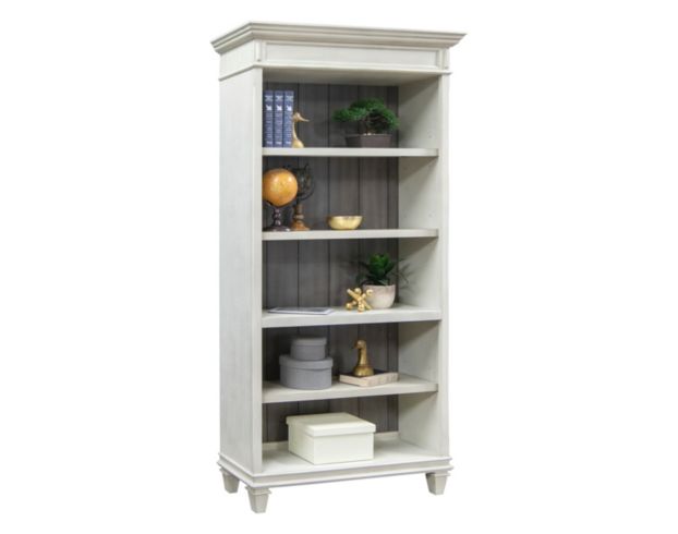 Martin Furniture Hartford White Open Bookcase large image number 1