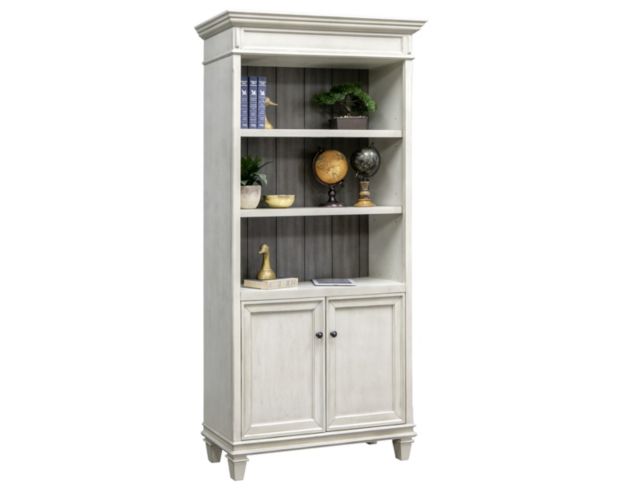 Martin Furniture Hartford White Tall Bookcase with Doors large image number 1