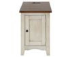 Martin Furniture Ava White Chairside Table small image number 1