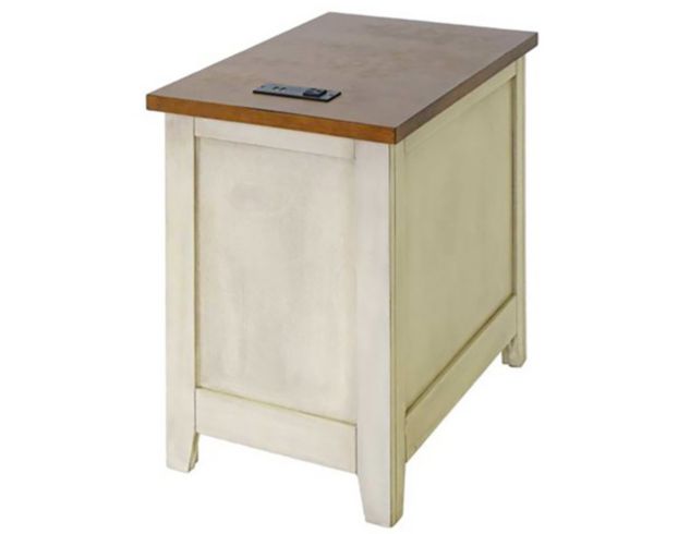 Martin Furniture Ava White Chairside Table large image number 4