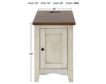 Martin Furniture Ava White Chairside Table small image number 8