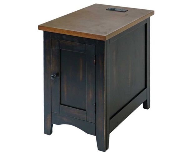 Martin Furniture Ava Black Chairside Table large image number 2