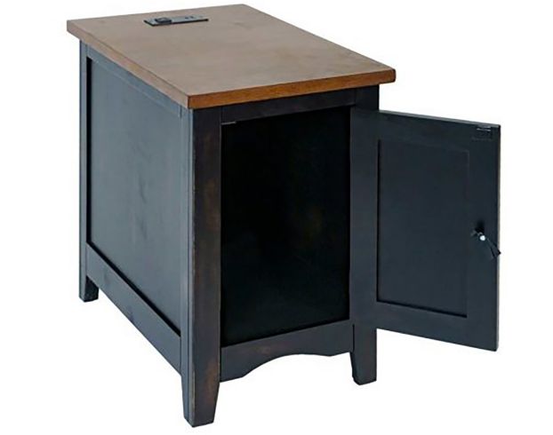 Martin Furniture Ava Black Chairside Table large image number 3
