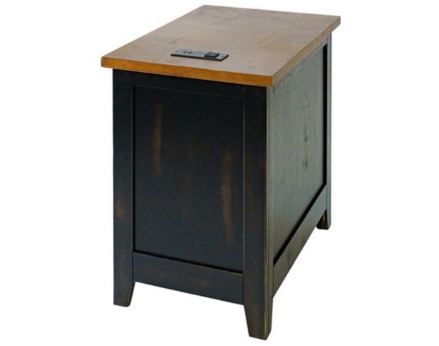 Martin Furniture Ava Black Chairside Table large image number 4
