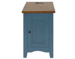 Martin Furniture Ava Blue Chairside Table