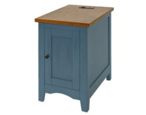 Martin Furniture Ava Blue Chairside Table