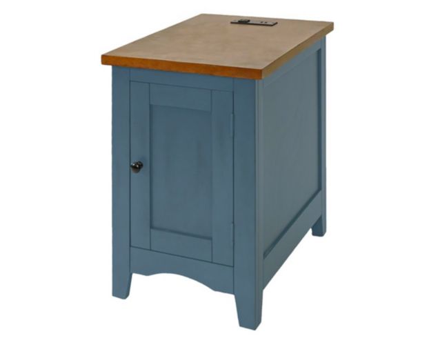 Martin Furniture Ava Blue Chairside Table large image number 2
