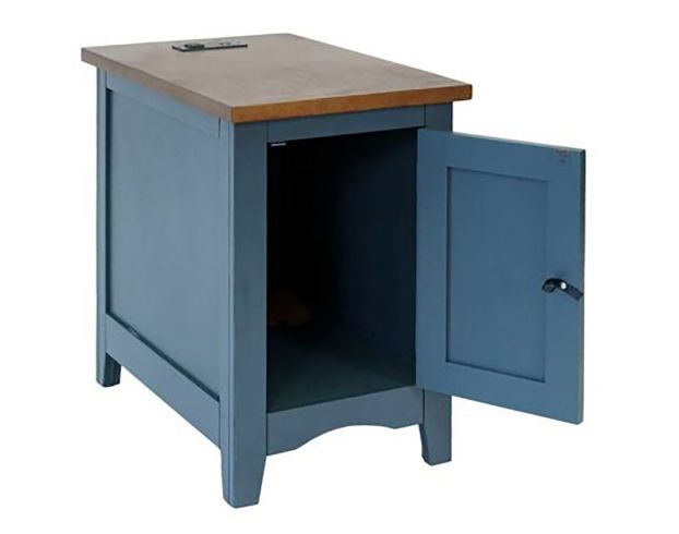 Martin Furniture Ava Blue Chairside Table large image number 3