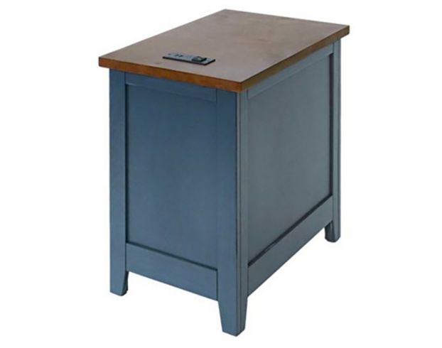 Martin Furniture Ava Blue Chairside Table large image number 4