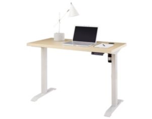 Martin Furniture IMLD White Sit And Stand Desk