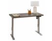 Martin Furniture IMLD Gray Sit And Stand Desk small image number 1
