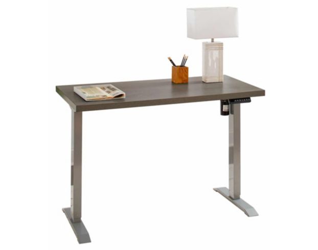 Martin Furniture IMLD Gray Sit And Stand Desk large image number 1