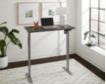 Martin Furniture IMLD Gray Sit And Stand Desk small image number 3