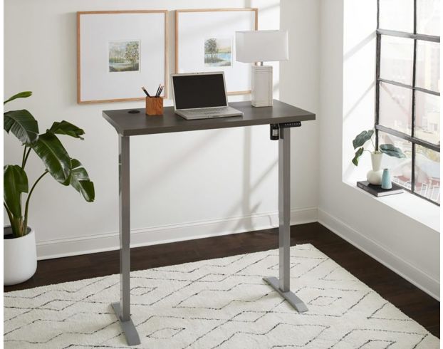 Martin Furniture IMLD Gray Sit And Stand Desk large image number 3