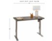 Martin Furniture IMLD Gray Sit And Stand Desk small image number 5