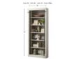 Martin Furniture Toulouse 94-Inch Bookcase small image number 5