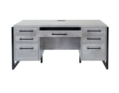 Martin Furniture Mason Concrete Credenza Desk