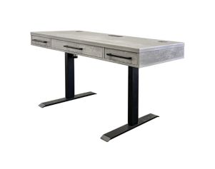 Martin Furniture Mason Gray Sit/Stand Desk
