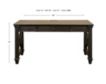 Martin Furniture Kingston Dark Chocolate Writing Desk small image number 13