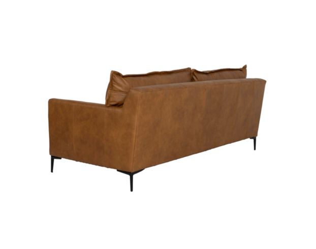 Max Home Llc Blakely Saddle Brown Genuine Leather Sofa large image number 4