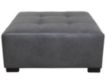 Max Home Paxton Genuine Leather Gray Cocktail Ottoman small image number 1