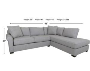 Max Home East Hampton 2-Piece Sectional