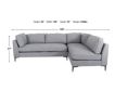 Max Home Oliver 2-Piece Right-Facing Chaise Sectional small image number 6