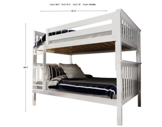 Maxwood Furniture Cambridge Full over Full Bunk Bed large image number 3