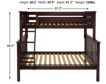 Maxwood Furniture Kent Twin Over Full Bunk Bed small image number 5