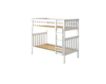 Maxwood Furniture Bristol White Twin Bunk Bed small image number 1