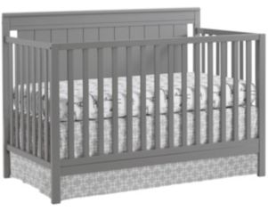 M Design Village Lazio Dove Gray Convertible Crib