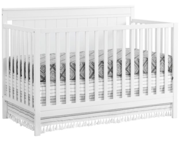 M Design Village Lazio White Convertible Crib large image number 1